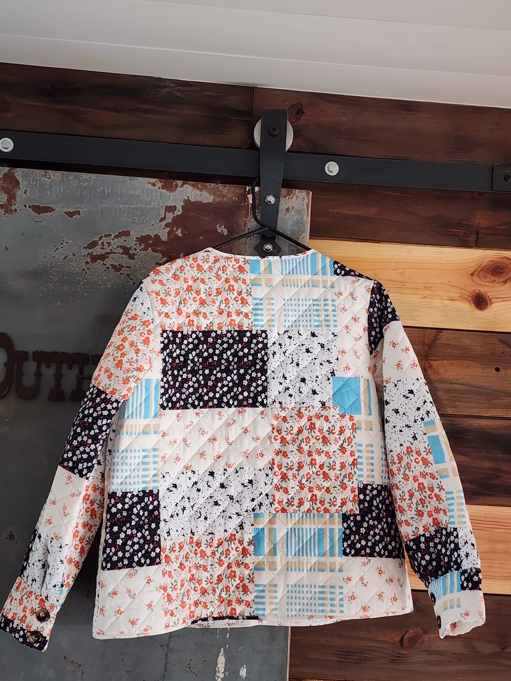 Patchwork Quilted Jacket - Picture 2 of 6